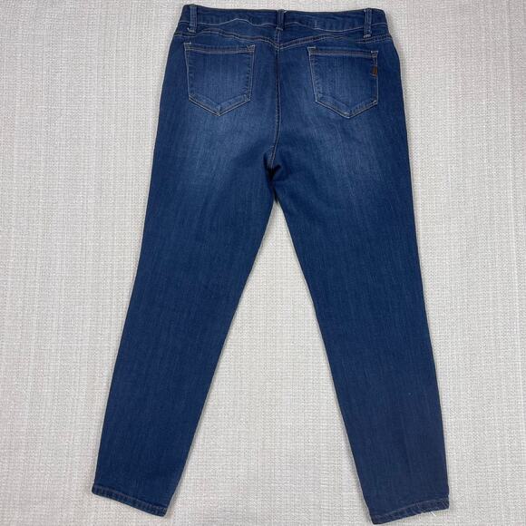 Women's 1822 Dark Wash Ankle Skinny Jeans Size 14 - Picture 6 of 6
